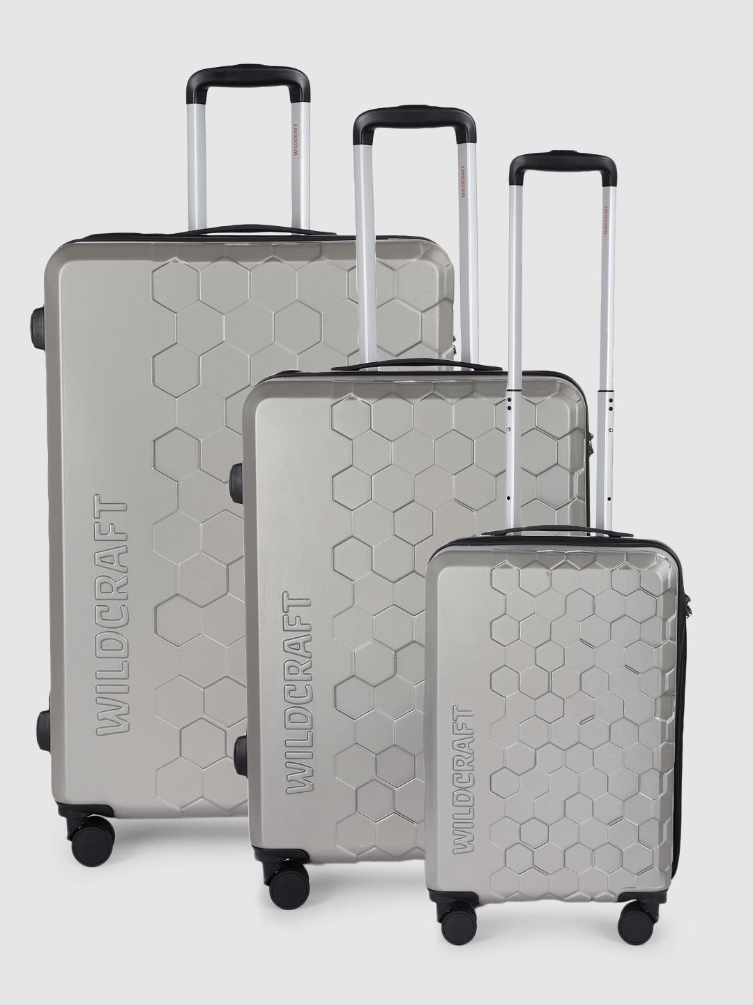 Wildcraft Set of 3 Pyxis Trolley Suitcases - Cabin, Medium & Large-picture-56