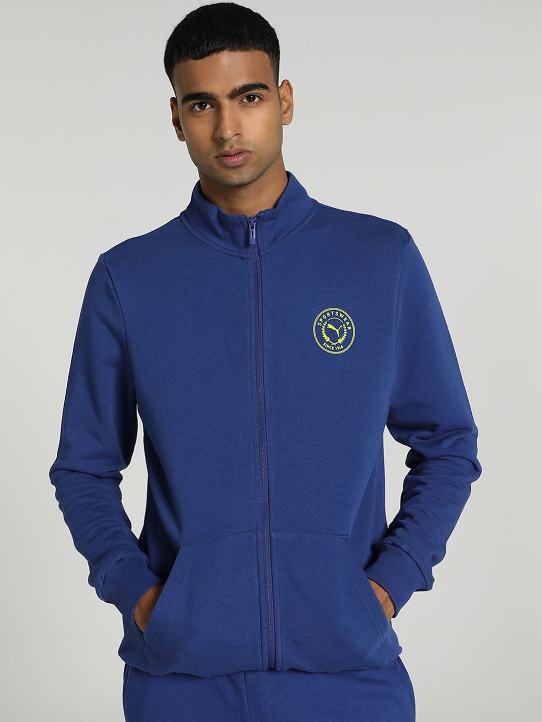 Puma Varsity Graphic Printed Full-Zip Cotton Sporty Jacket-picture-45