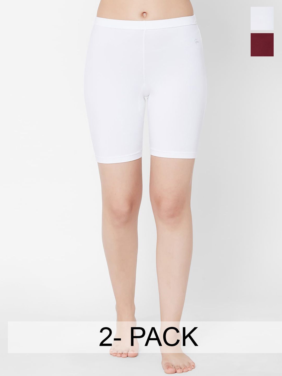 Juliet Pack Of 2 Cotton Mid Rise Boy Shorts-picture-16