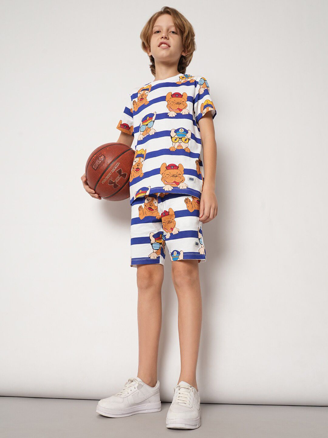 Jack & Jones Junior Boys Graphic Printed Pure Cotton T-shirt-picture-48