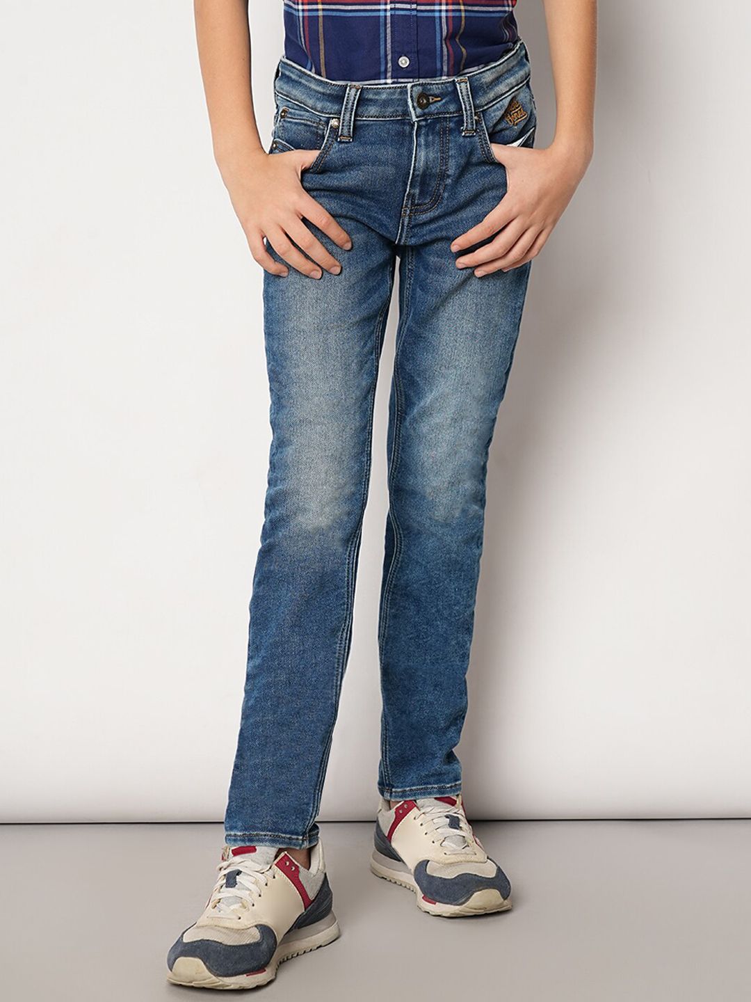 Jack & Jones Junior Boys Straight Fit Clean Look Light Fade Pure Cotton Jeans-picture-16