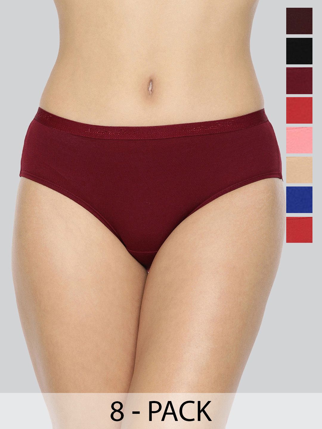 LYRA Pack Of 8 Assorted Anti-Odour Hipster Briefs-picture-22