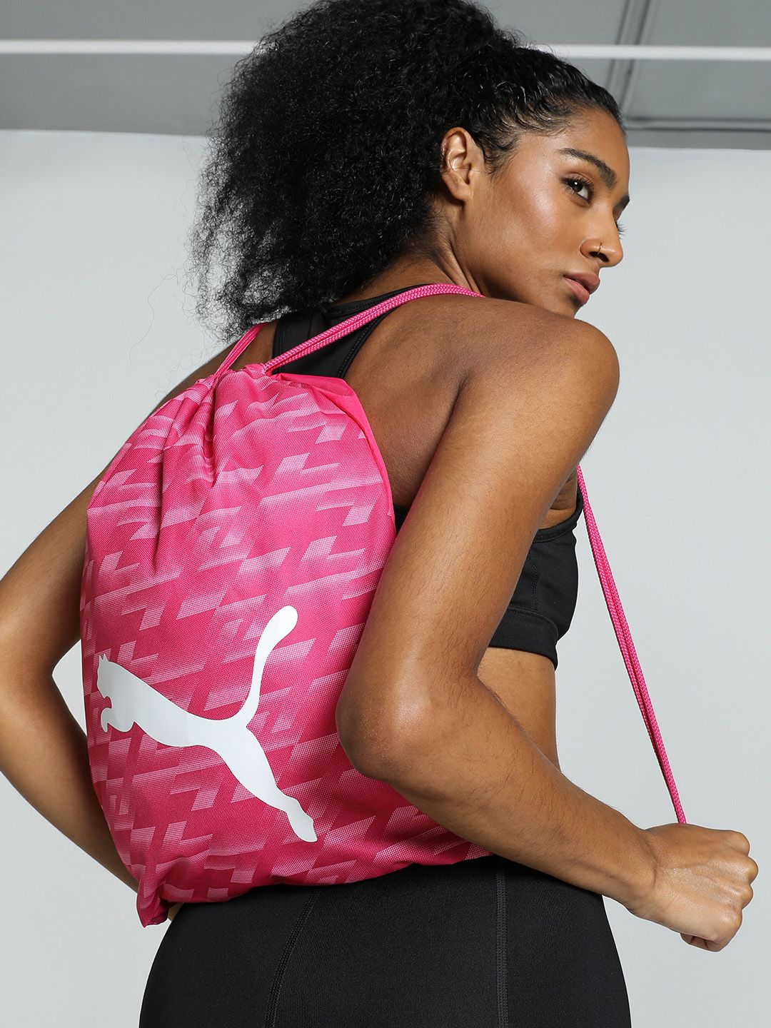Puma Unisex Abstract & Brand Logo Print Beta Gym Sack-picture-10
