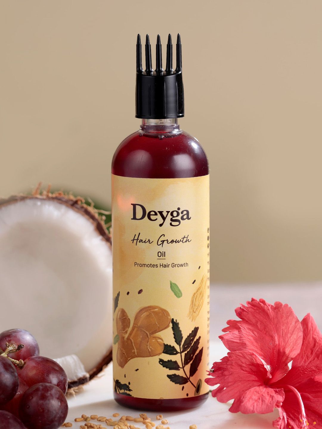 Deyga Organics Hair Growth Oil With Coconut Oil - 100ml-image-45