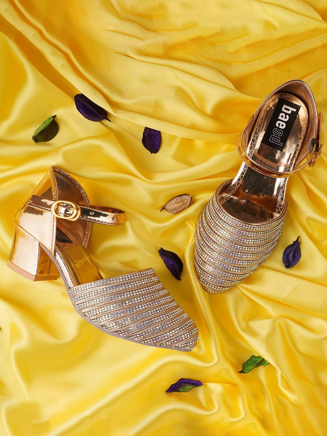 BAESD Girls Embellished Block Heels