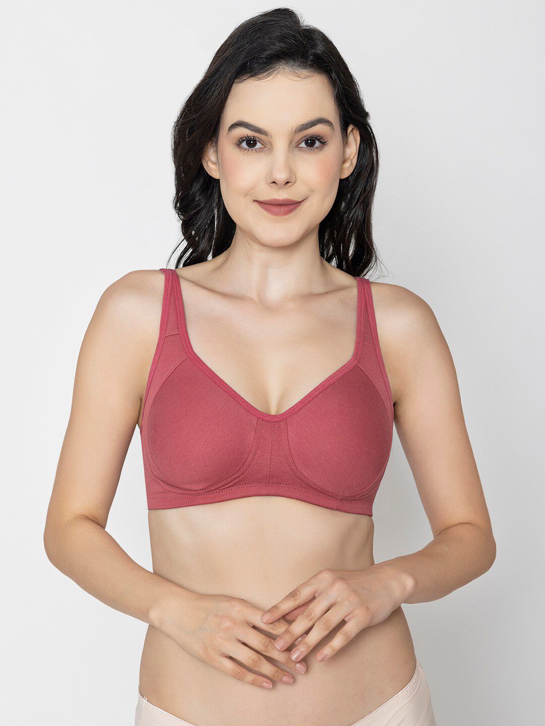 B'ZAR Full Coverage Non Padded Causal Contour Bra With All Day Comfort