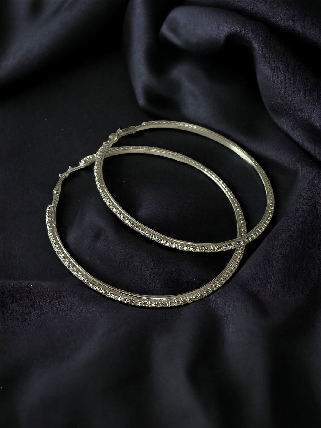 ISHKAARA Silver Plated Hoop Earrings-picture-15