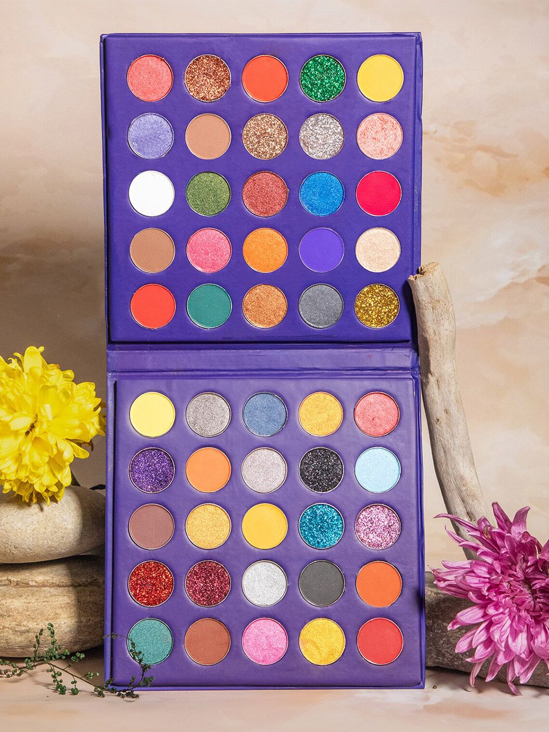 Ronzille 50 Shades Long Lasting Eyeshadow Palette - 100g - Too Glam To Give A Damn-image-3