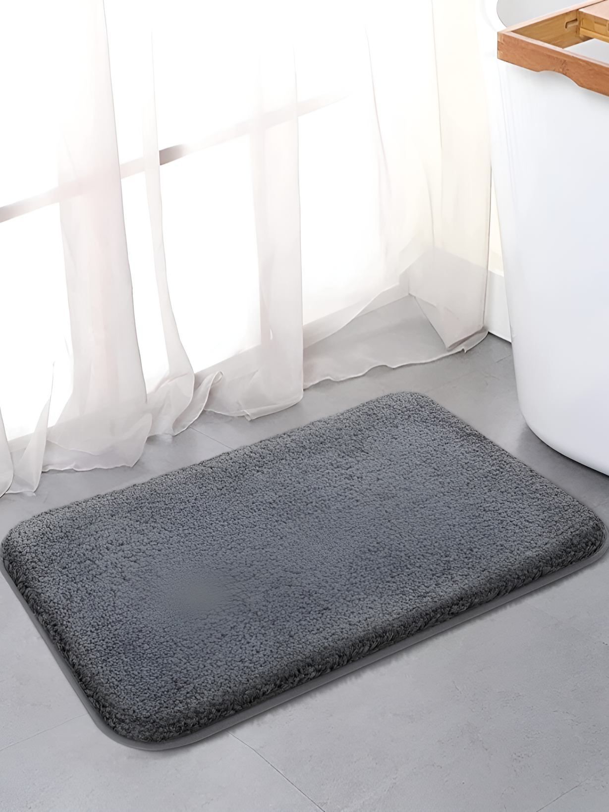 Bajo's Grey Textured Anti-Slip Doormat-picture-22