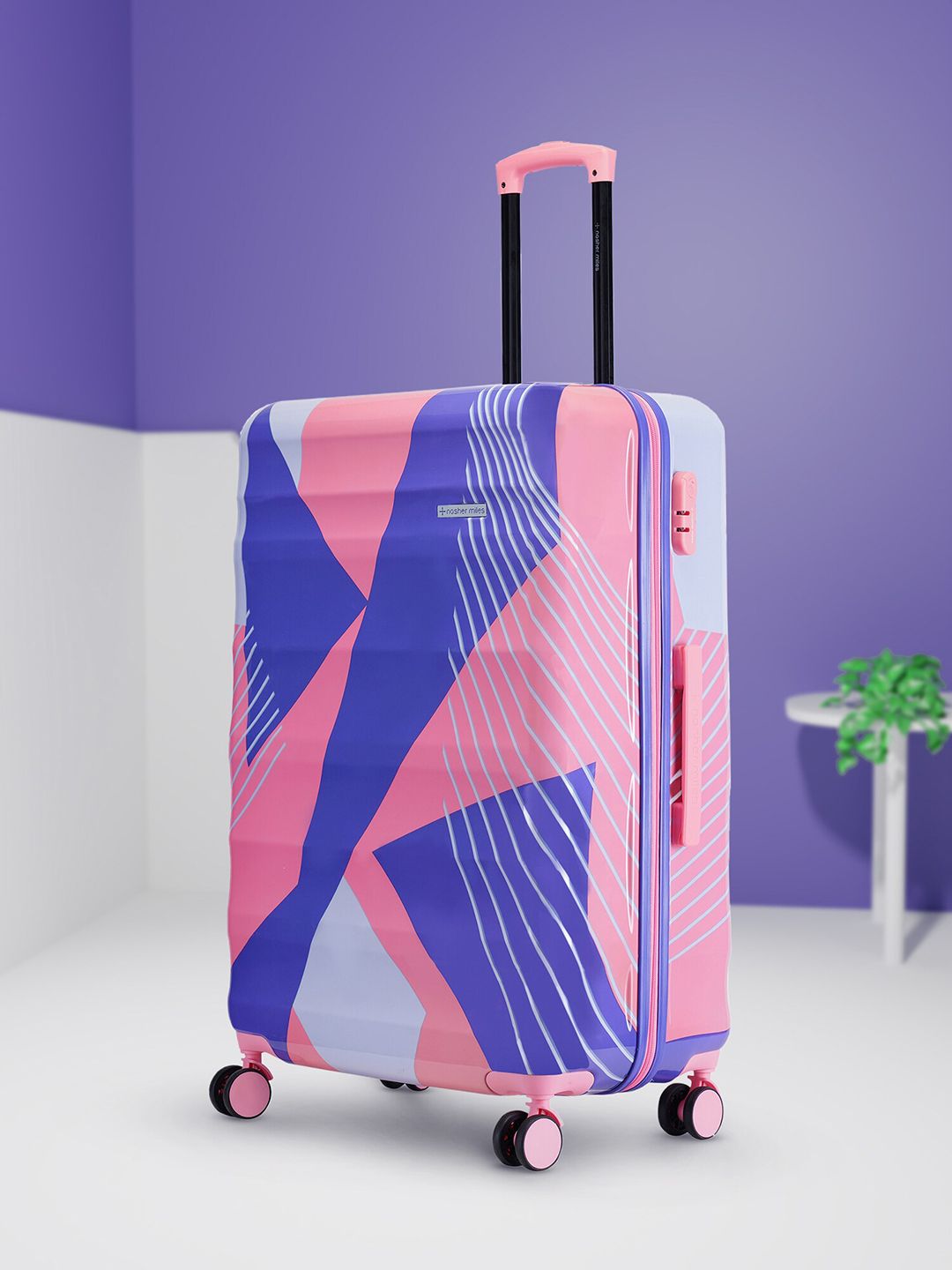 Nasher Miles Printed Hard-Sided Large Trolley Bag-image-28