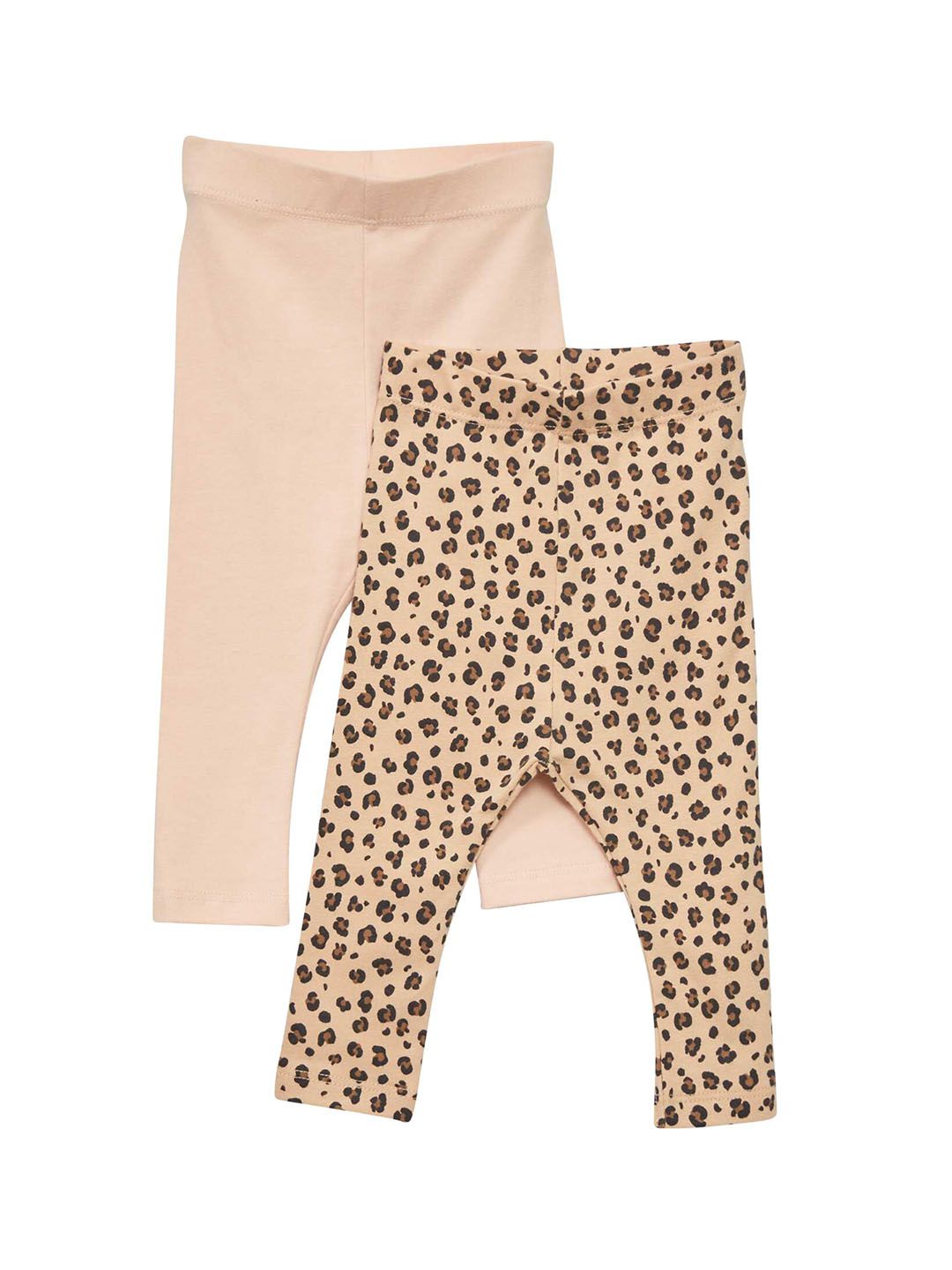 KIABI Girls Pack Of 2 Printed Regular Fit Mid-Rise Trousers-picture-18