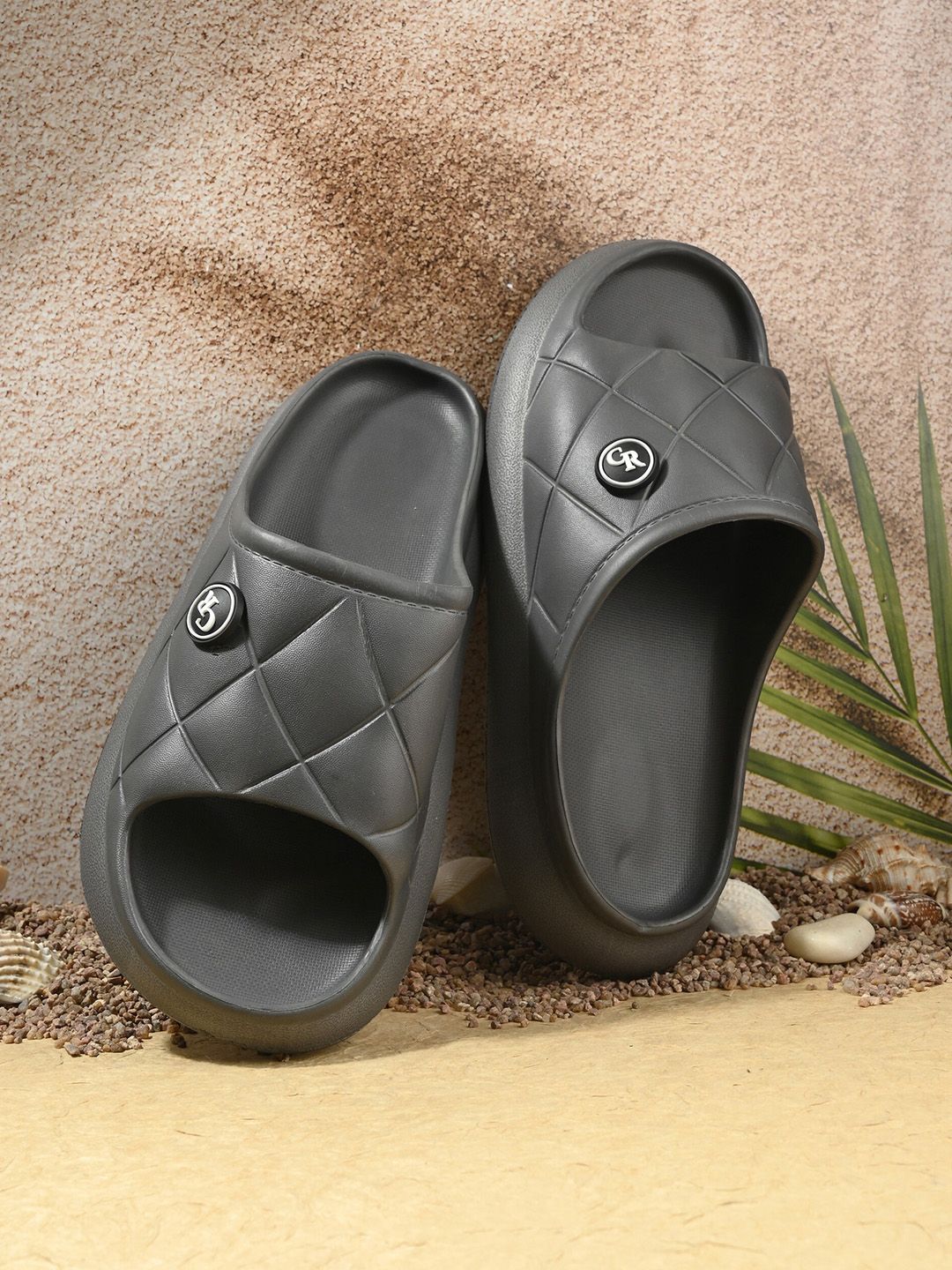 CARLO ROMANO Men Textured Sliders-picture-46