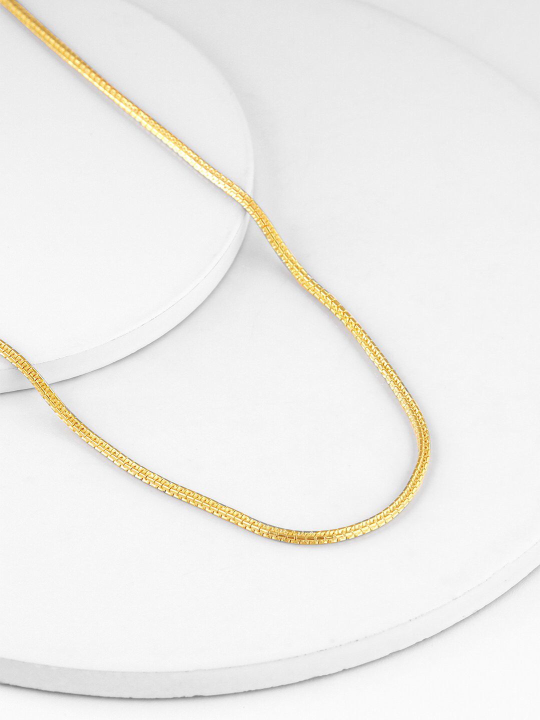 GIVA Men 925 Sterling Silver Gold-Plated Chain-picture-44