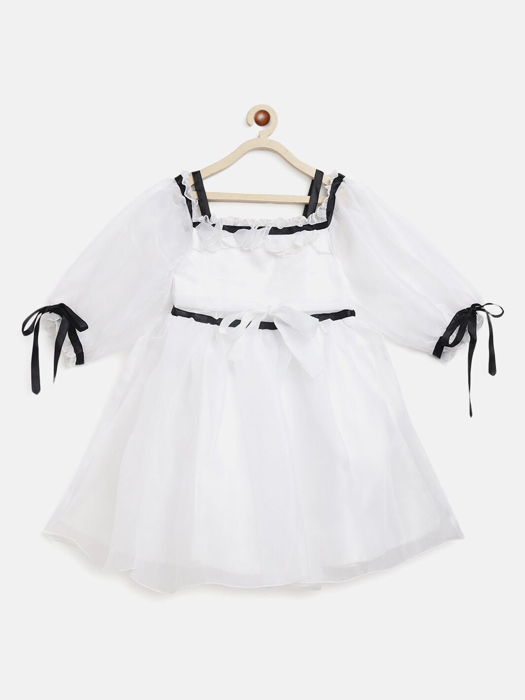 TALES & STORIES Girls Ruffled Fit & Flare Dress-picture-14