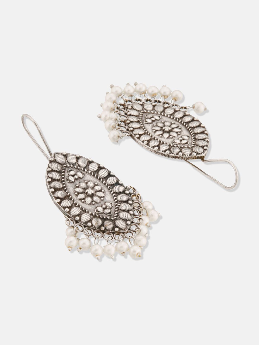 ATIBELLE Set of 3 German Silver-Plated Classic Drop Earrings