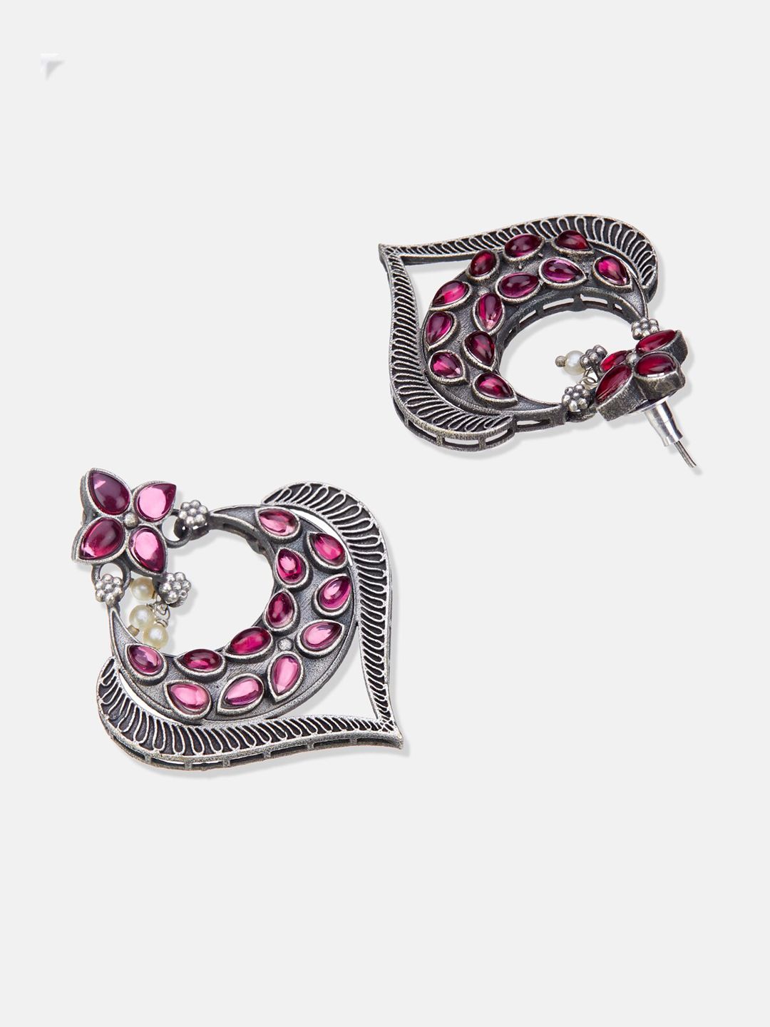 ATIBELLE Set of 3 German Silver-Plated Classic Drop Earrings
