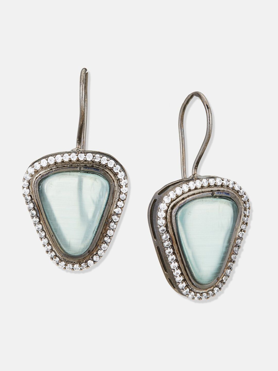 ATIBELLE Set of 3 German Silver-Plated Classic Drop Earrings