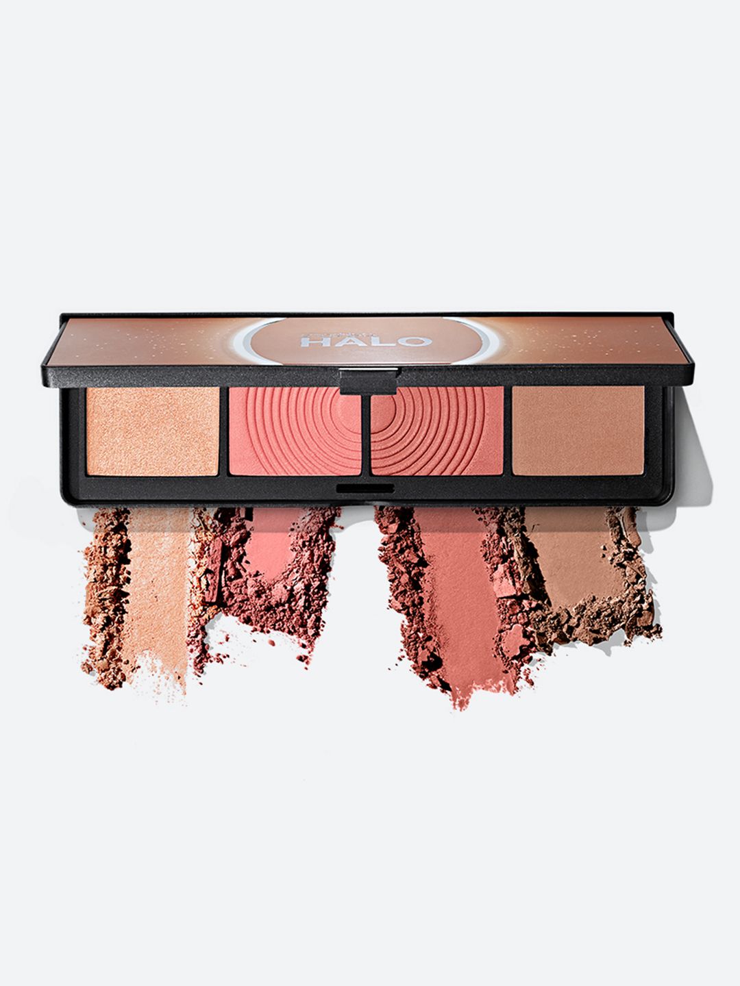 Smashbox Halo Sculpt + Glow Contour Blush Highlighter Palette With Vitamin E- Back To Cali-picture-35