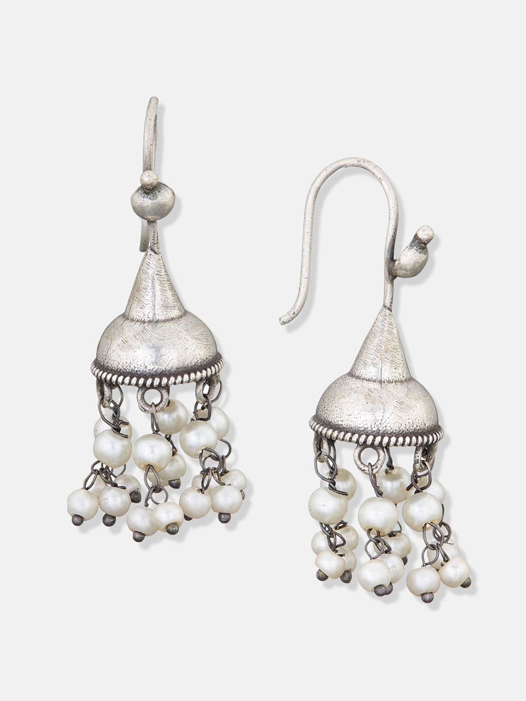 ATIBELLE Silver Plated Pearls Beaded Jewellery Set