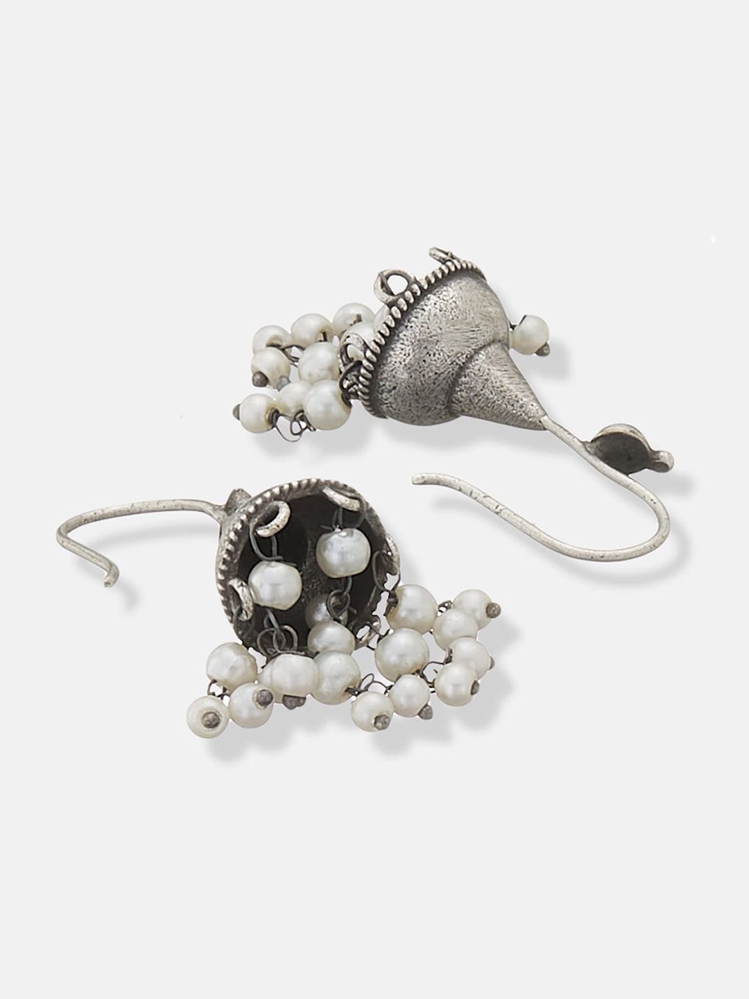 ATIBELLE Silver Plated Pearls Beaded Jewellery Set