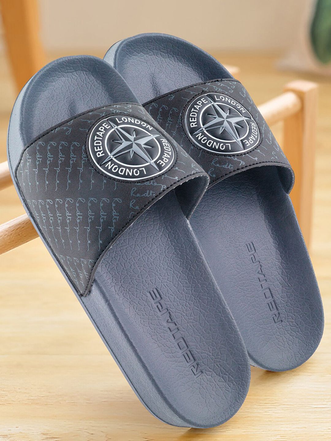 Red Tape Men Printed Sliders-picture-43