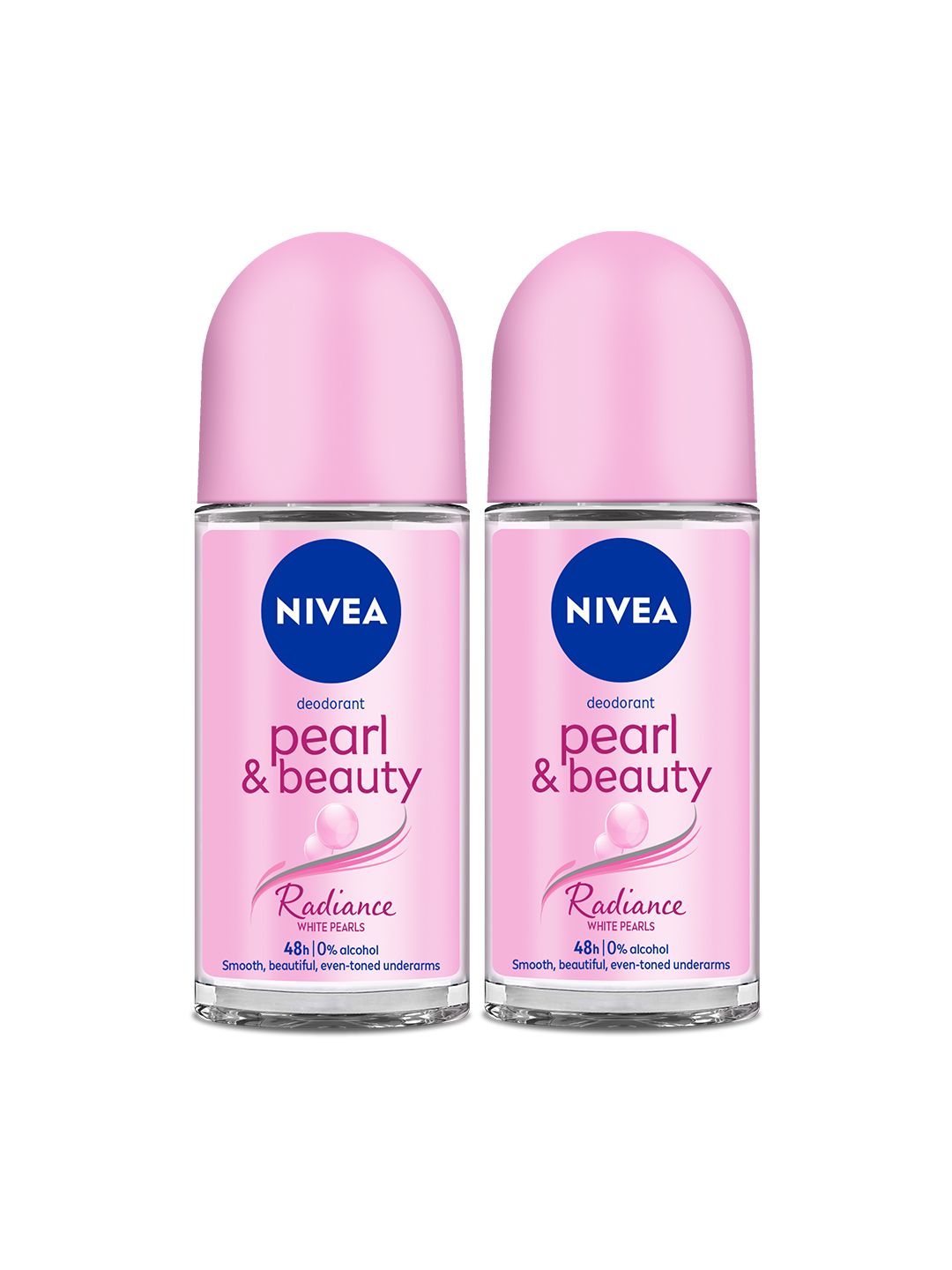 Nivea Women Set Of 2 Pearl & Beauty Radiance 48Hr Freshness Deodorant Roll-On - 50ml Each-picture-11