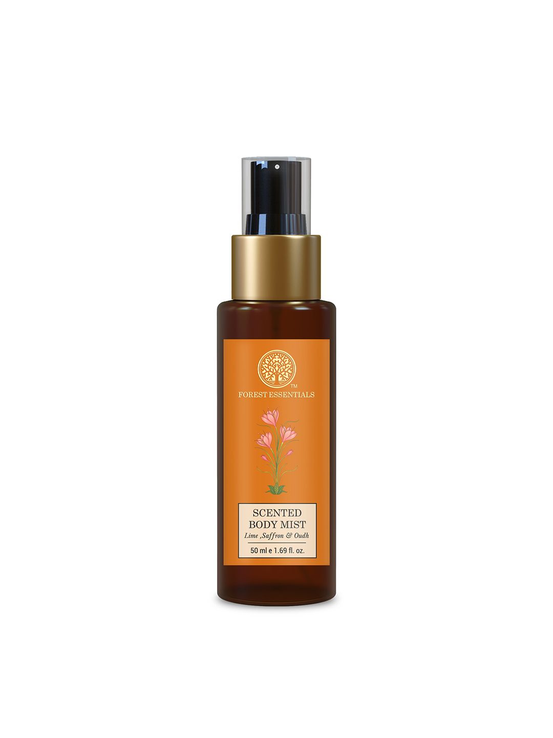 Forest Essentials Lime Saffron & Oudh Travel Size Body Mist - 50ml-picture-34