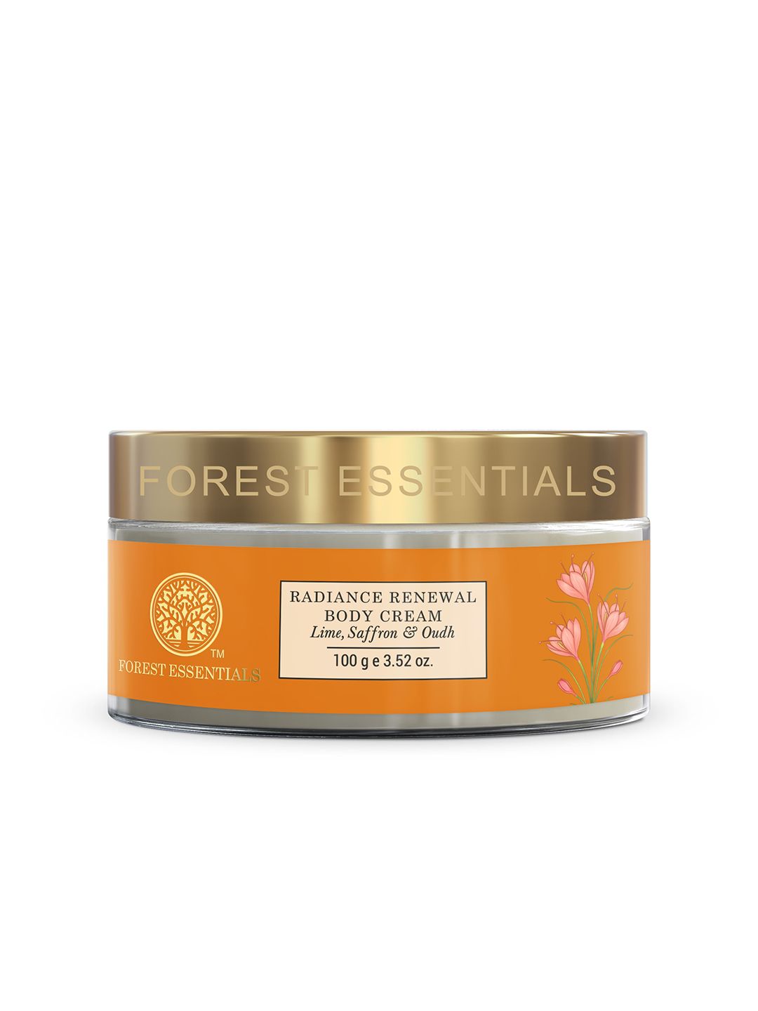 Forest Essentials Lime Saffron & Oudh Radiance Renewal Body Cream - 100g-picture-18