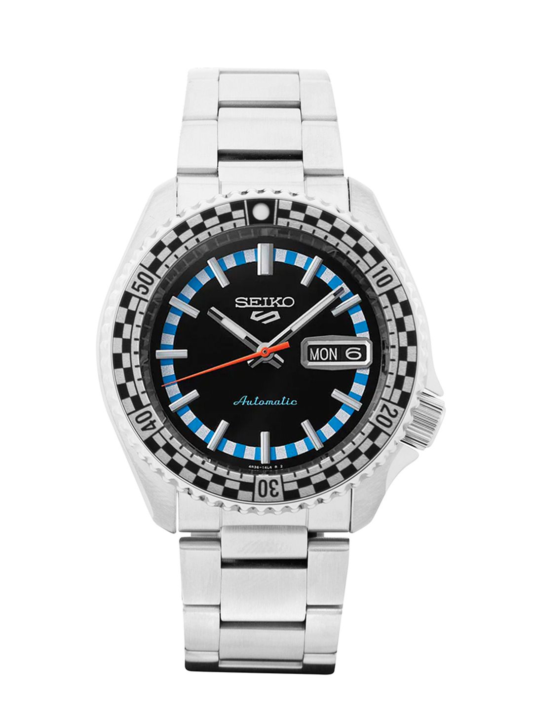 SEIKO Men 5 Sports Stainless Steel Analogue Automatic Motion Powered Watch SRPK67K1-picture-11