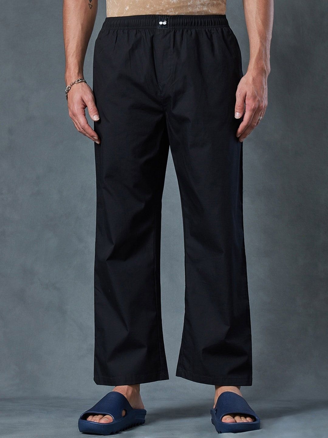 Bewakoof Men Cotton Oversized Lounge Pants