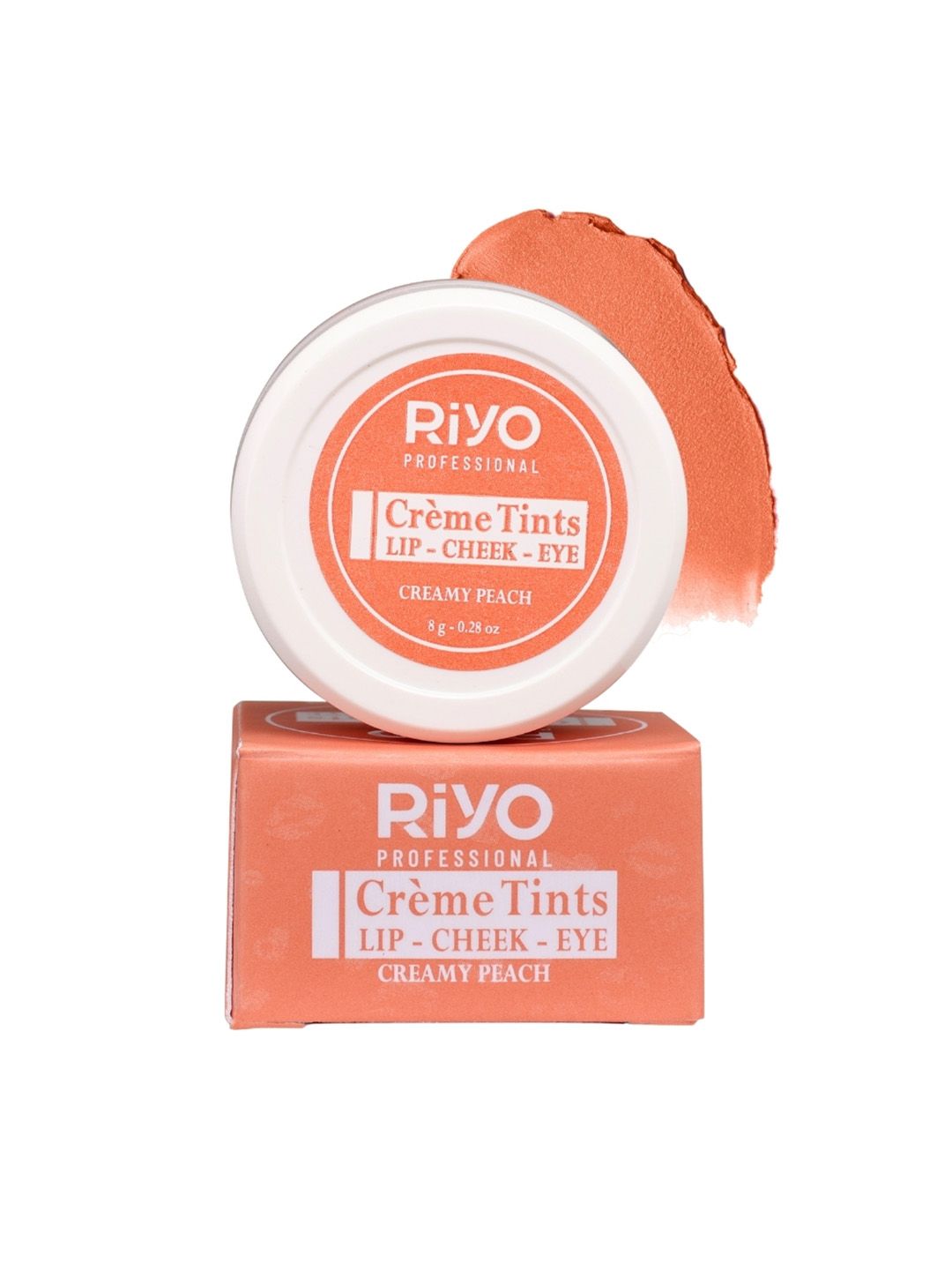 Riyo Herbs Professional Lip & Cheek Tint  - 8g - Creamy Peach-picture-39