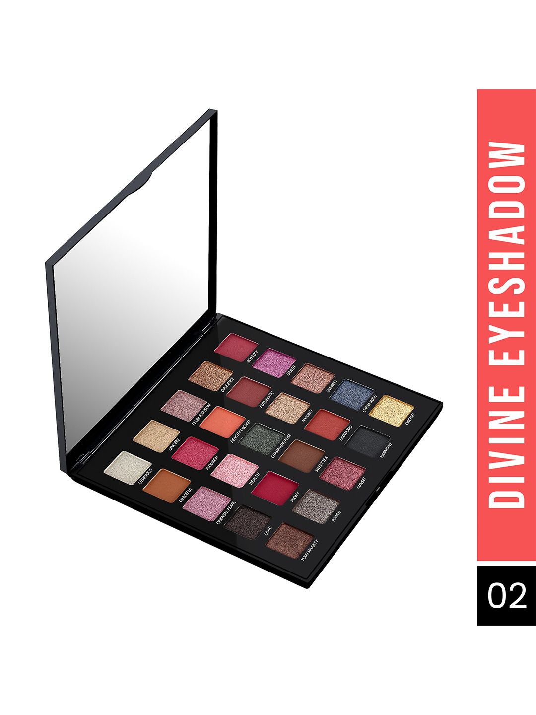 Colors Queen Divine Smudge Free Eyeshadow Palette - Shade 02-image-48