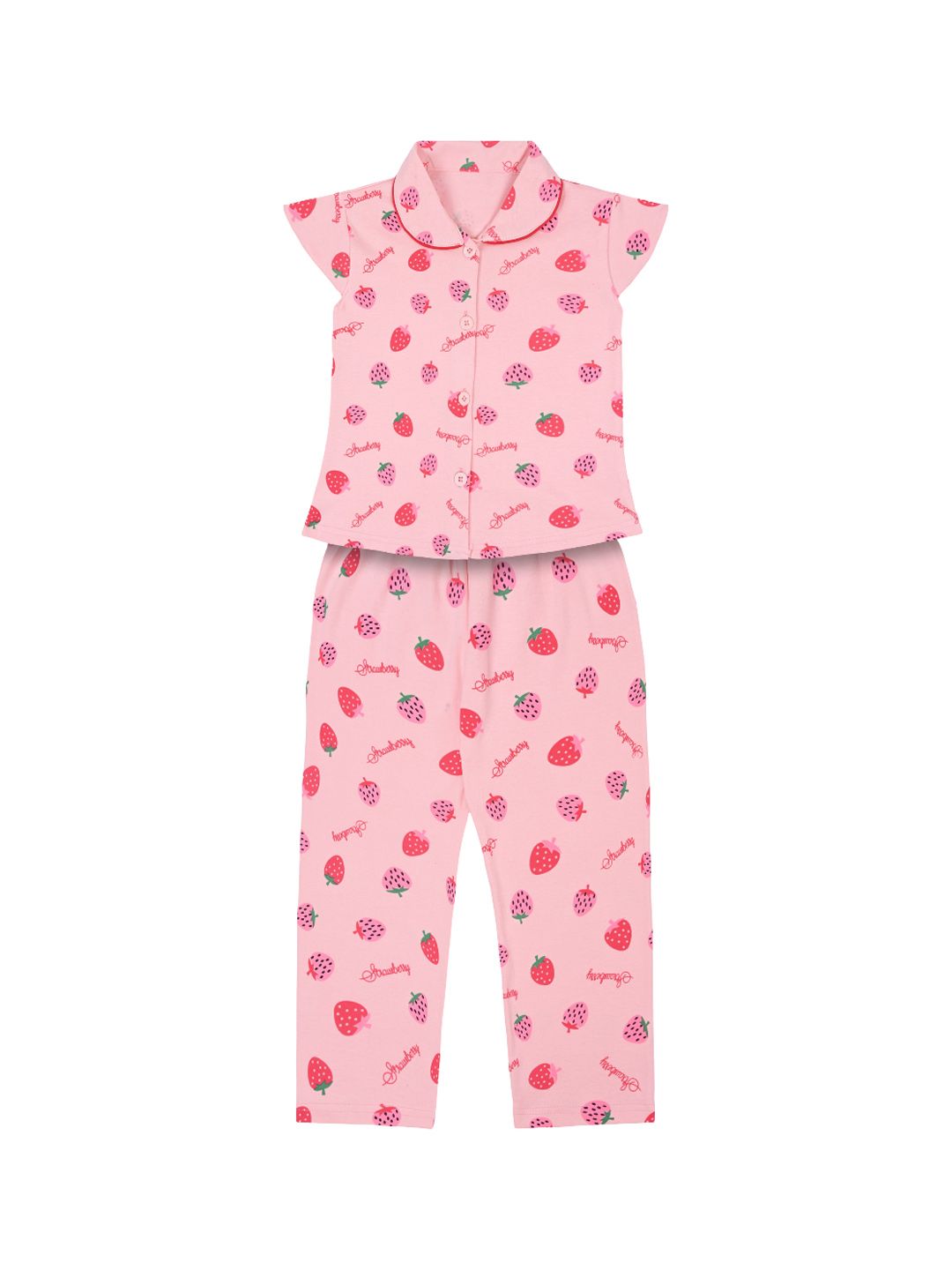 Wish Karo Girls Conversational Printed Pure Cotton Night Suit-picture-40