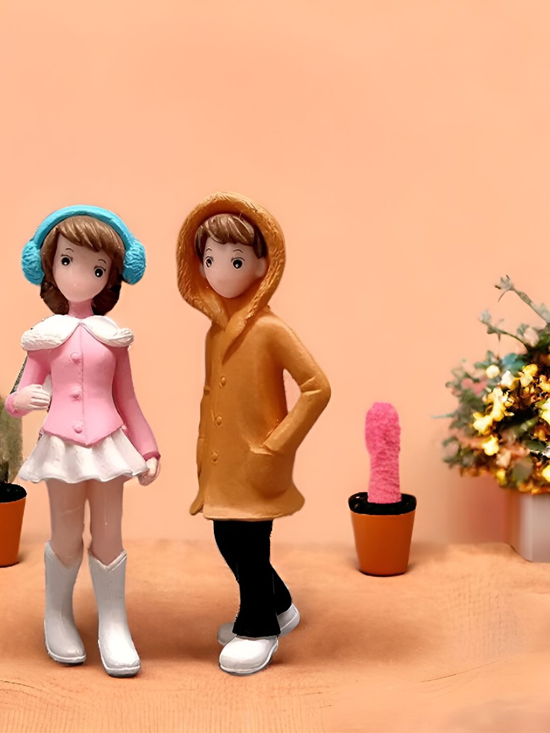 Ascension Winter Couple Miniature Showpiece-picture-15