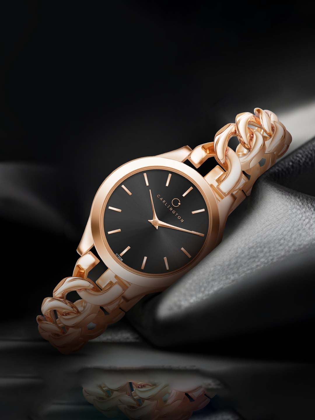 CARLINGTON Women Dial & Stainless Steel Round Analogue Chronograph Watch Iconic 2036-image-30