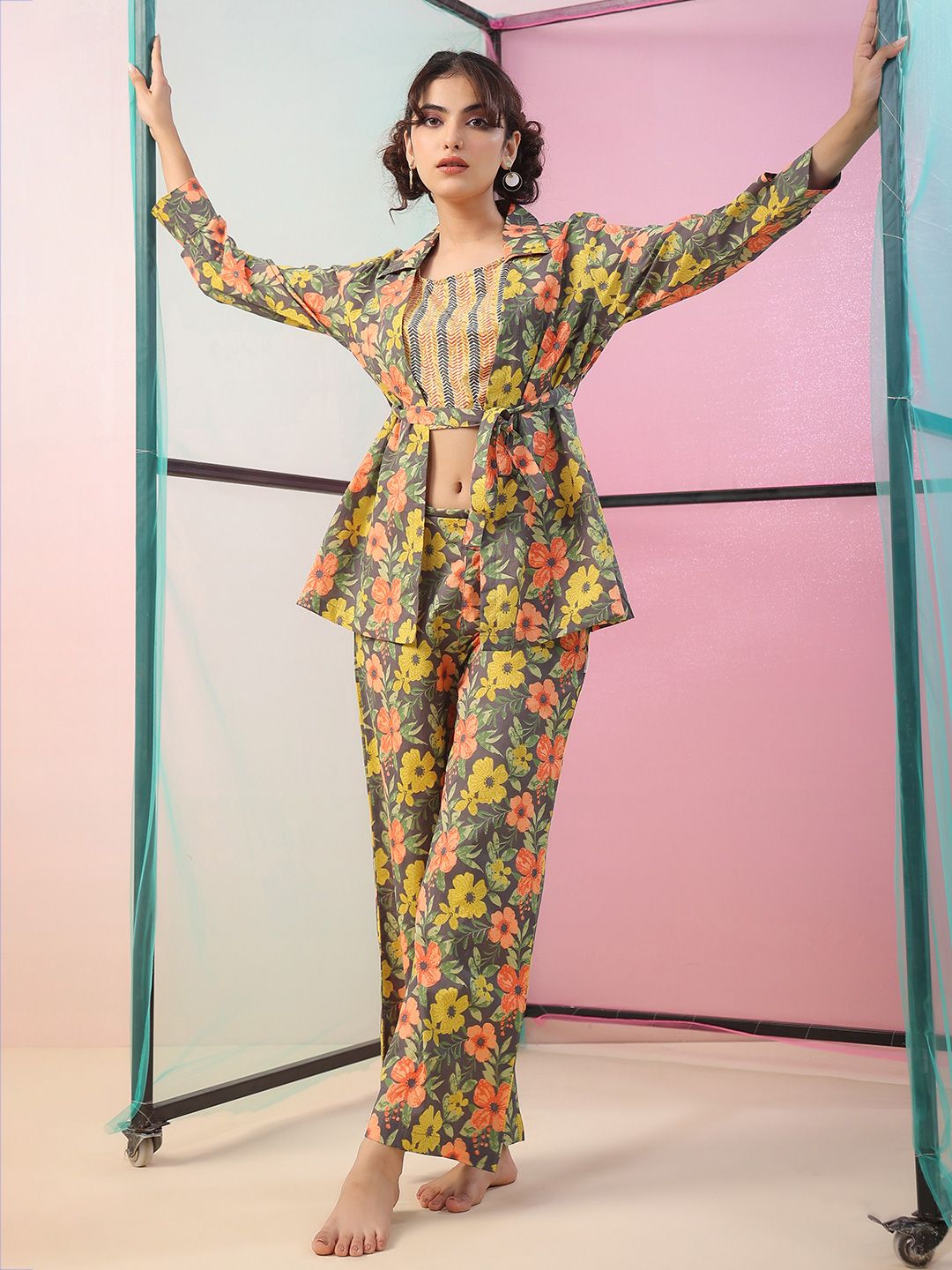 JISORA Women Printed Night suit-image-31