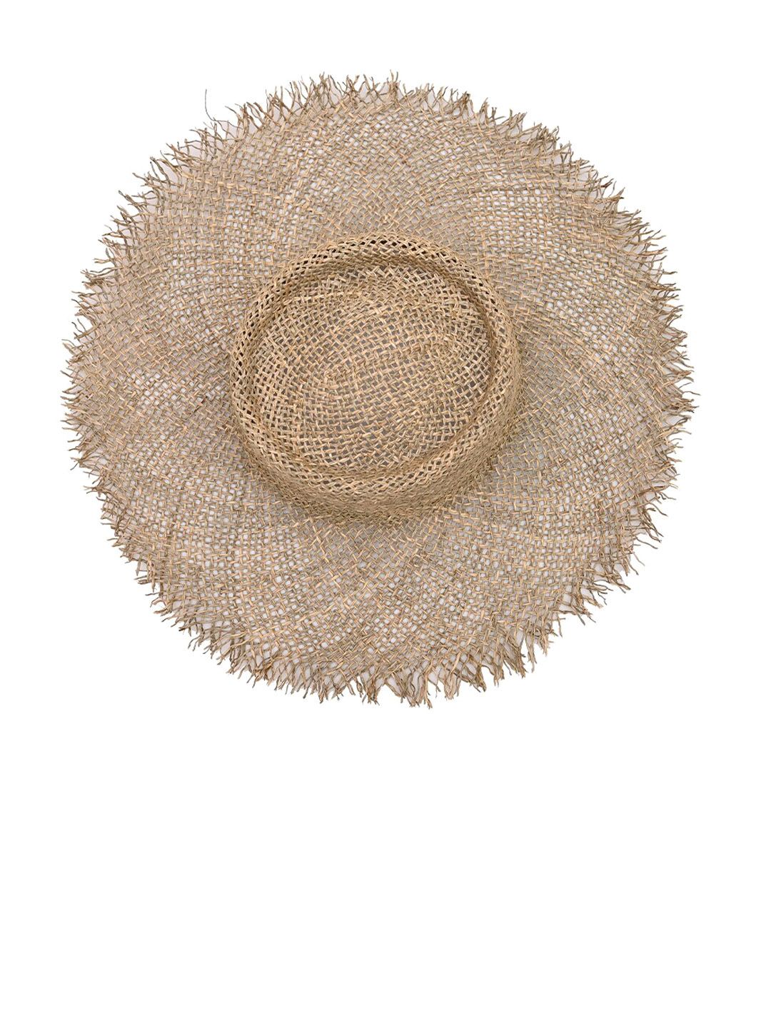 MYARAA by NAMRATA LODHA Unisex Brown Self Design Sun Hat-picture-54