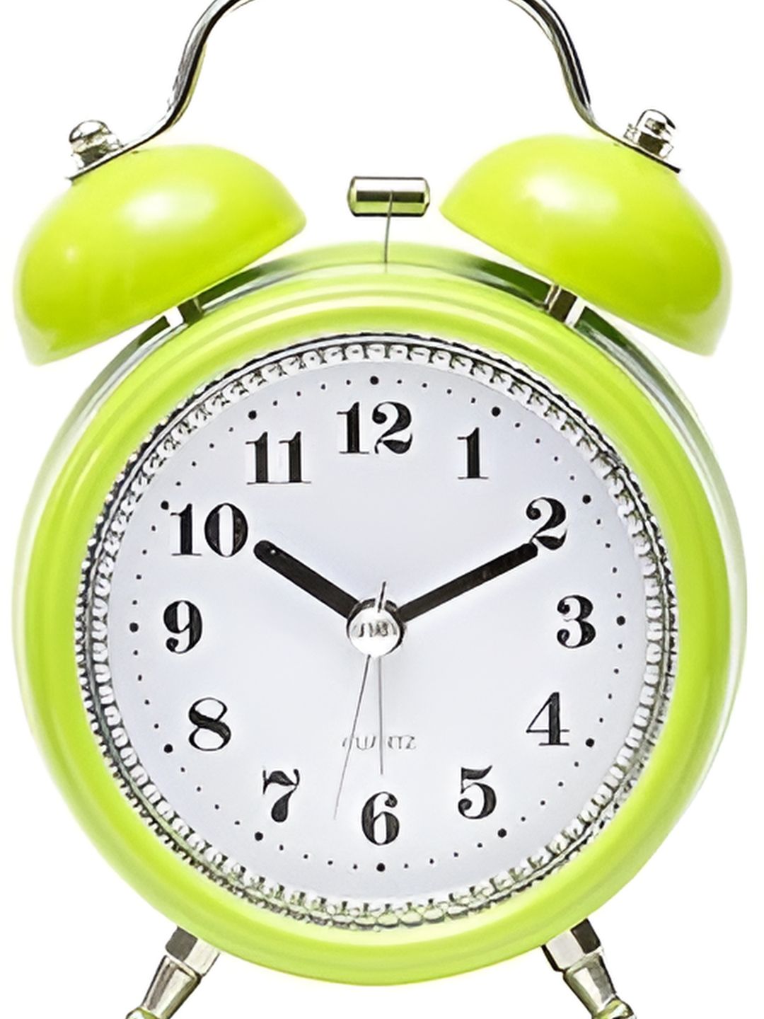 Sigaram Green Round Shaped Contemporary Analogue Alarm Clock-image-9