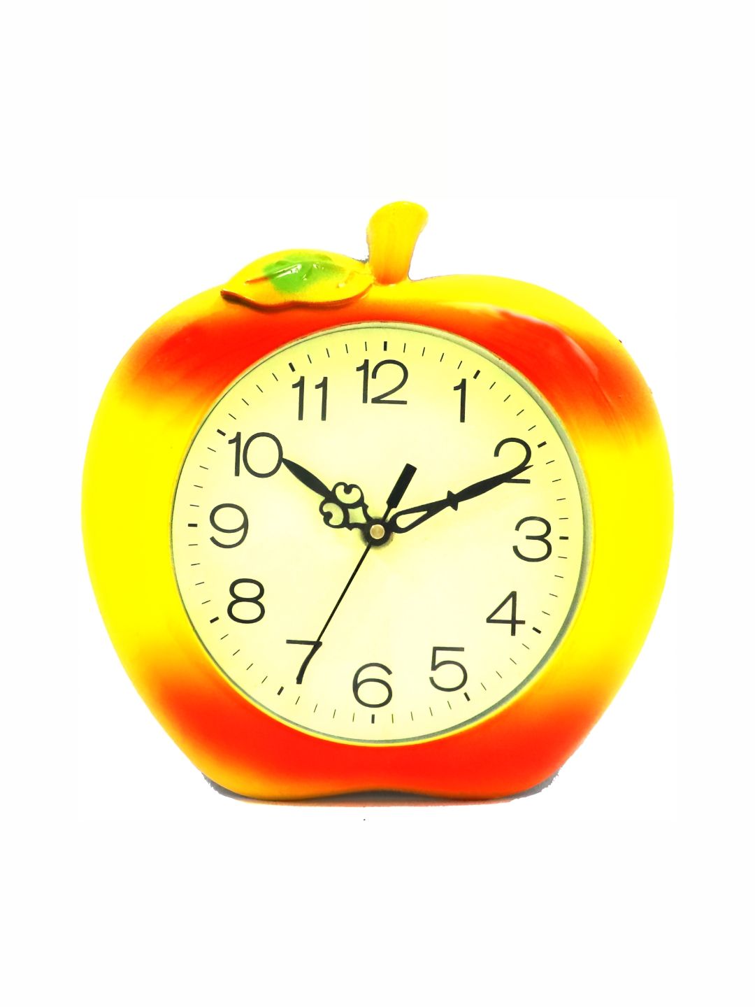 Sigaram Orange & Yellow Printed Round Shaped Contemporary Wall Clock-image-31