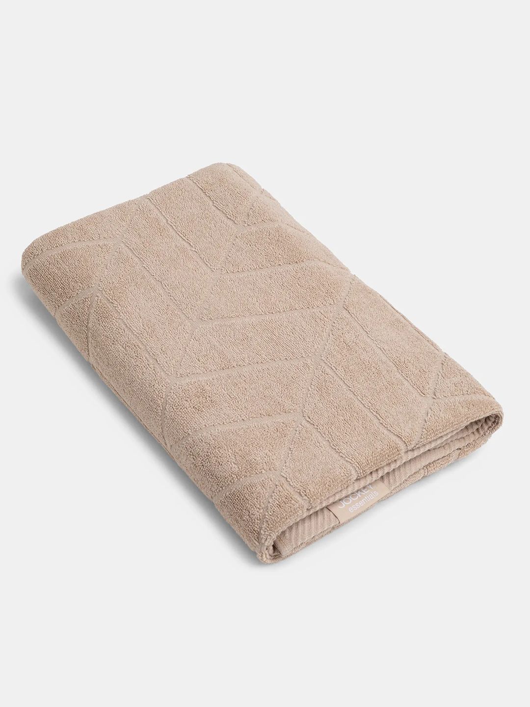Jockey Beige Cotton Terry Ultrasoft and Durable Patterned Bath Towel-image-43