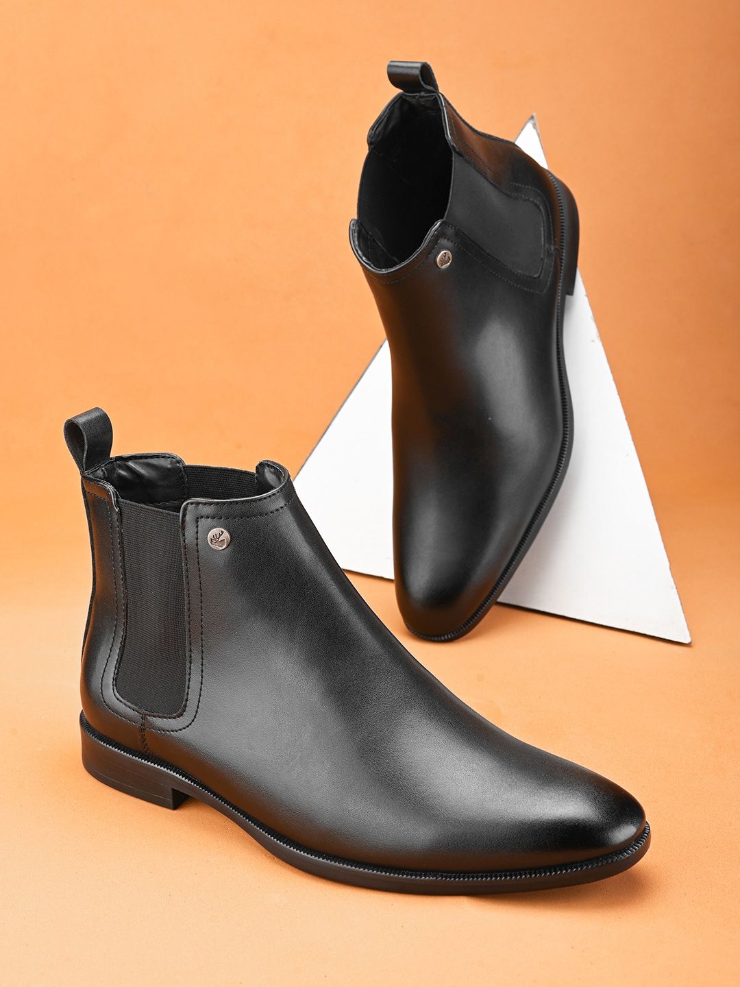 The Roadster Lifestyle Co. Men Black Slip-On Chelsea Boots-picture-48