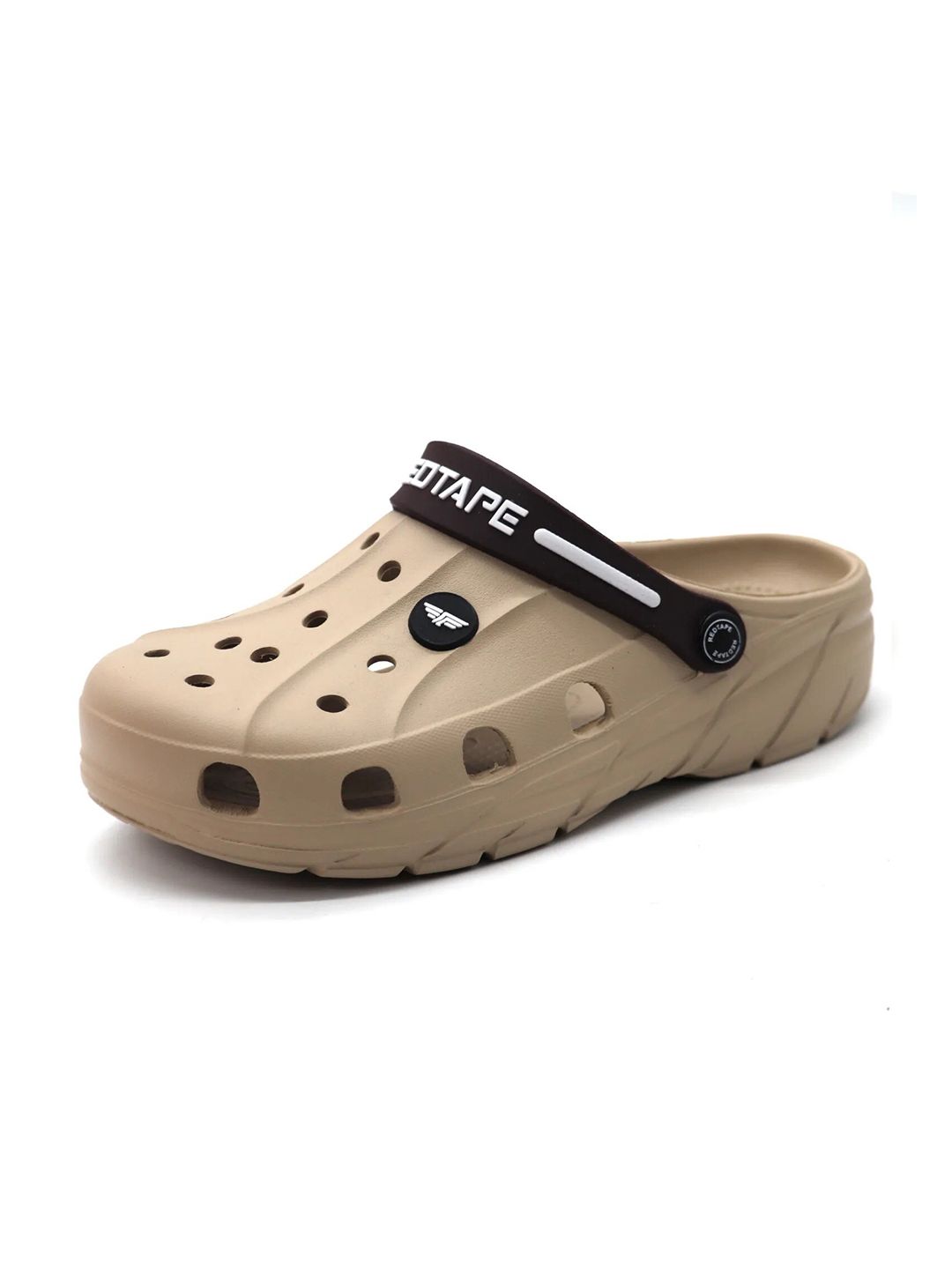 Red Tape Men Self Design Clogs-image-22