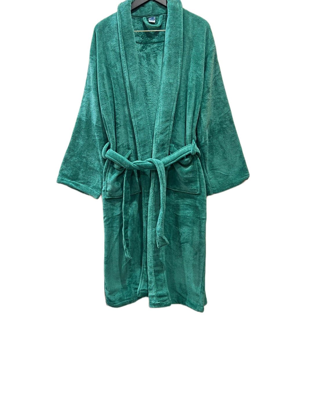 Cotton Bolls Textiles Shawl Collar Long Sleeves Microfiber Bath Robe-picture-20