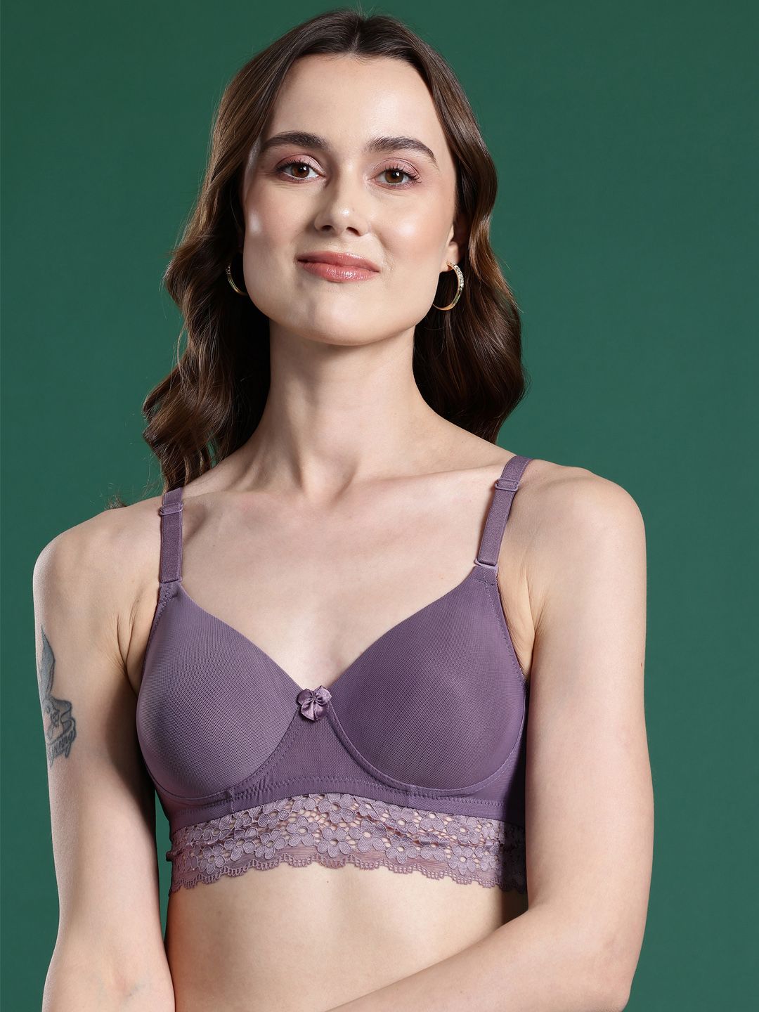 DressBerry Floral Bra - Full Coverage Lightly Padded-picture-28