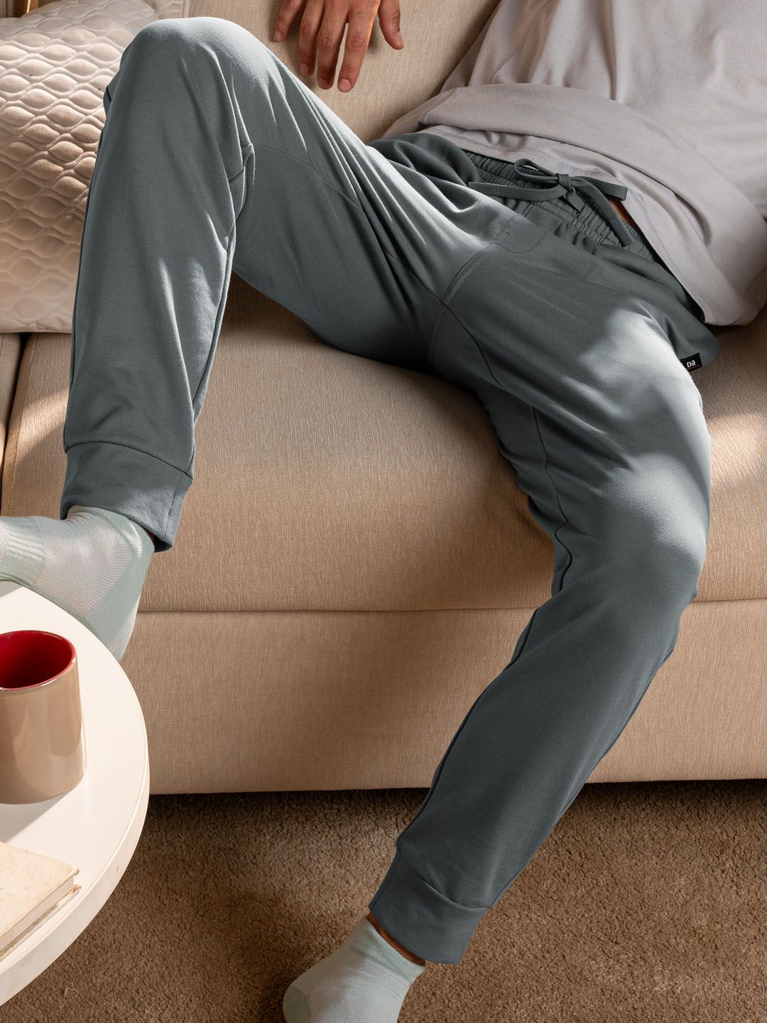 DaMENSCH Men Mid-Rise Lounge Pants-picture-17