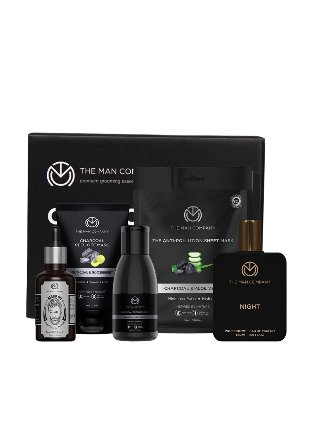 THE MAN COMPANY Face Care Combo with Perfume - Set of 5-image-48