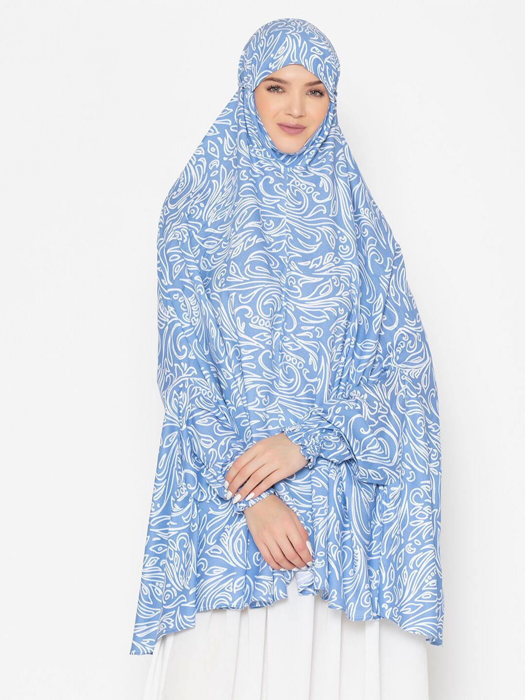 SANASH Collections Lily Blossom Serene Namaz Dupatta