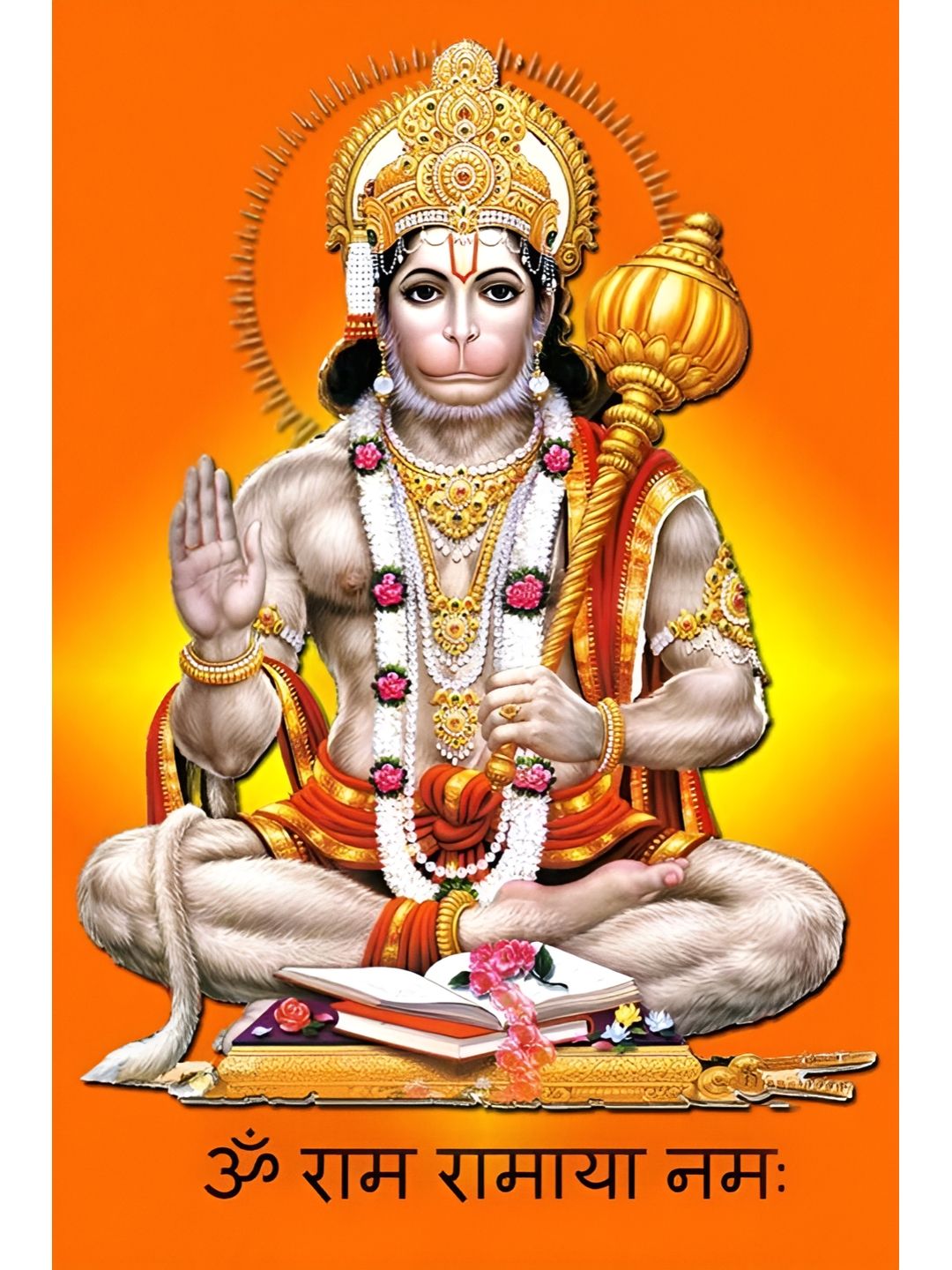 British Terminal Orange & White Religious Painting Wall Art-picture-14