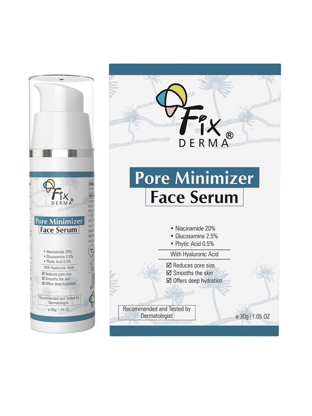 FIXDERMA Pore Minimizer Face Serum With Niacinamide - 30g-image-25