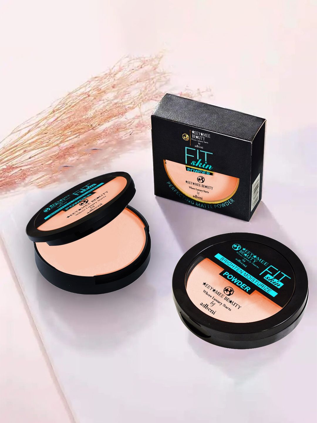 Adbeni Fit Skin Perfecting Matte Compact Powder - 12g - Shade 02-picture-14